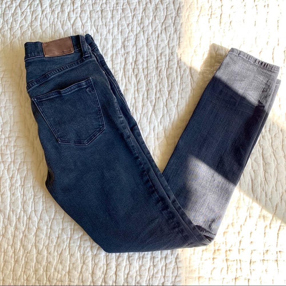 Madewell High Riser Skinny Jeans in Black